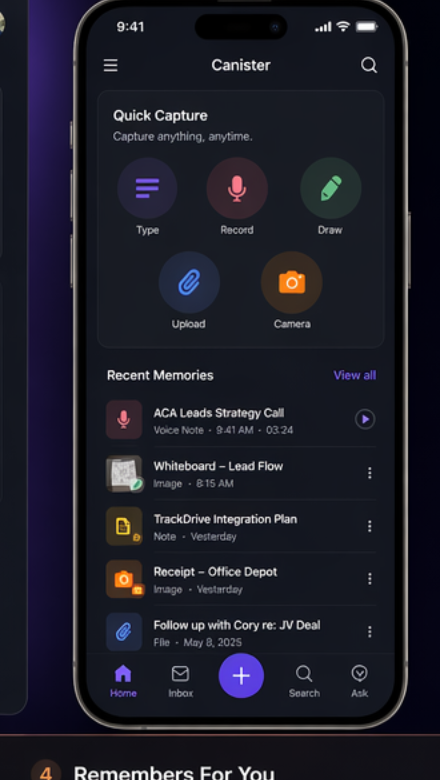 Kanister mobile app — click to join beta